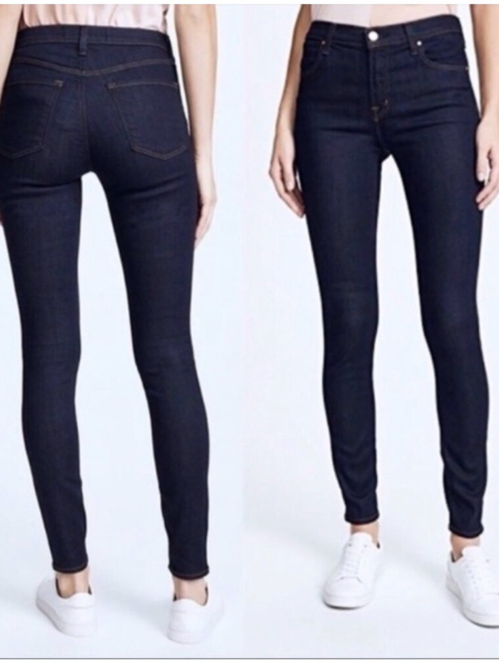 J Brand Maria High-Rise Skinny Jeans - Dark Twilight Size 28